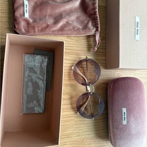 Miu Miu Purple Sunglasses
